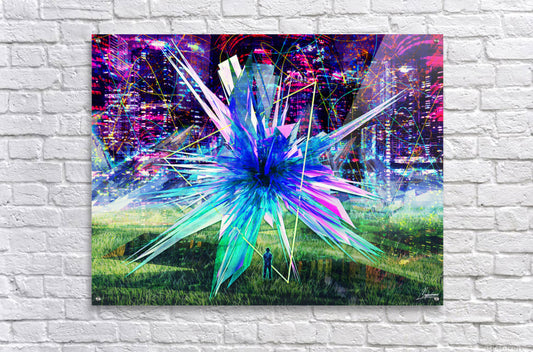 COSMOPOLITE SEA_Low Poly Fractal Futuristic Artwork.
