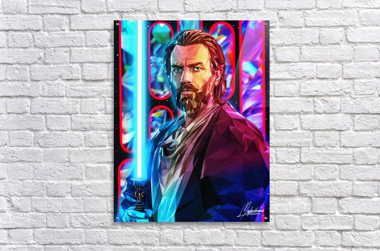 KENOBI_ Low Poly Star Wars Fan-art Artwork.
