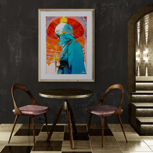 Crystal Path_ Orientalism Digital Painting Artwork