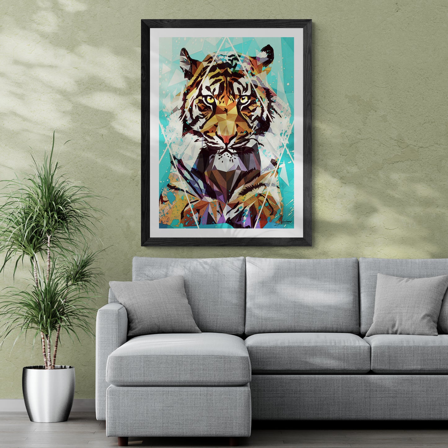 it Tiger_ Low Poly Tiger Ilustration Artwork.
