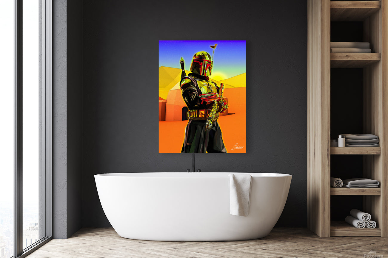 ALPHA FETT_ Low Poly Star Wars Fan-art.