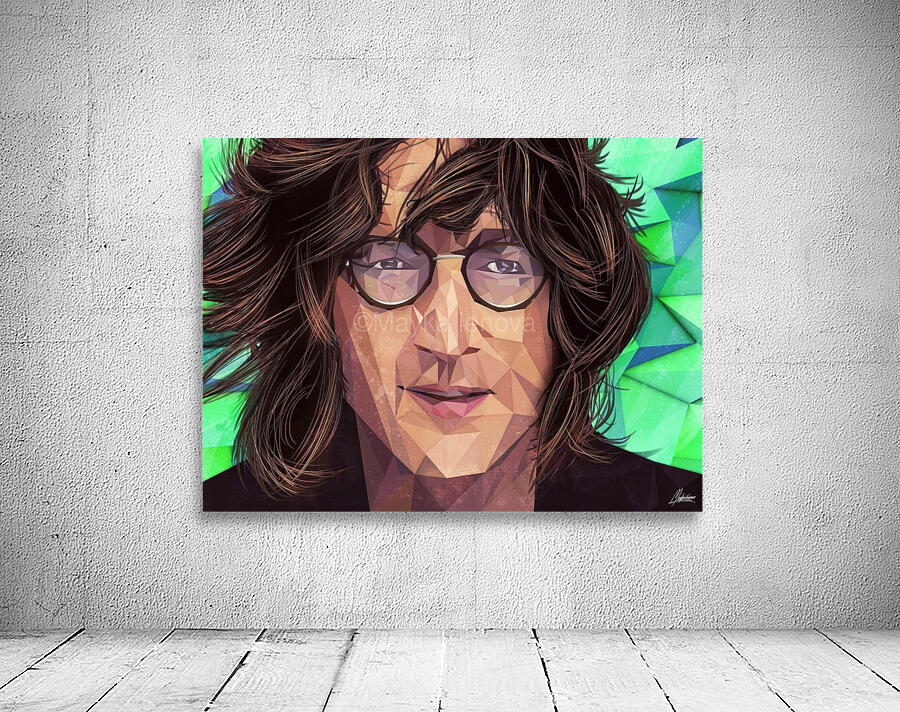 INDIE LENNON_ Low Poly Beatles Fan-art.