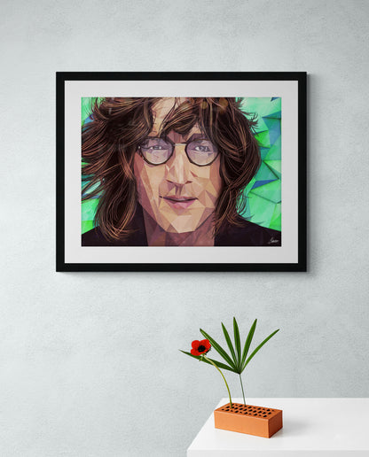 INDIE LENNON_ Low Poly Beatles Fan-art.