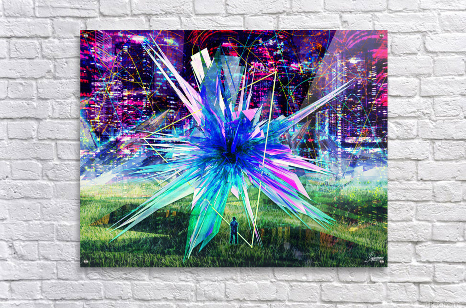 COSMOPOLITE SEA_Low Poly Fractal Futuristic Artwork.