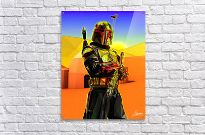 ALPHA FETT_ Low Poly Star Wars Fan-art.