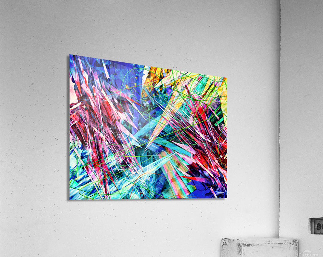 RUCKBLENDE_ Neon Abstract Digital Illustration.