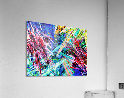 RUCKBLENDE_ Neon Abstract Digital Illustration.