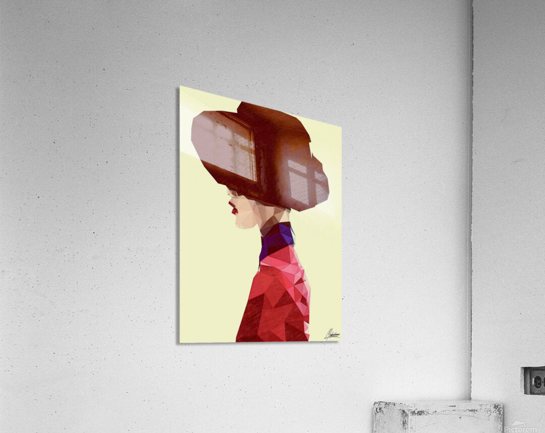 CHIC HAT_Low Poly Fashion Artwork