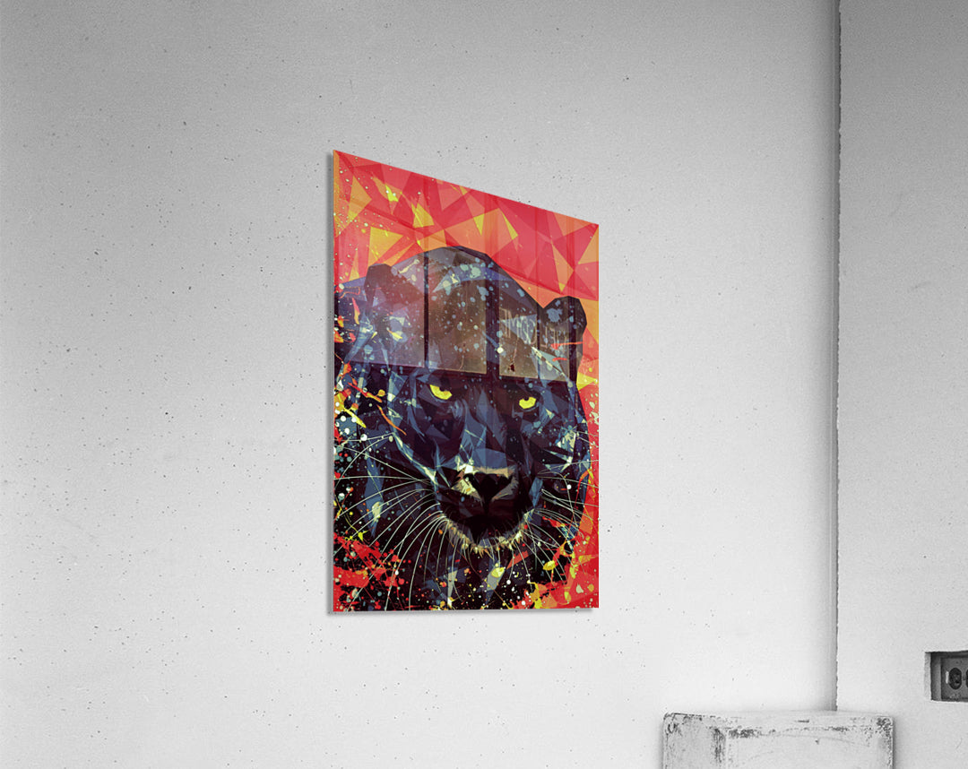 Le Noic Parduc_ Low Poly Panther Artwork