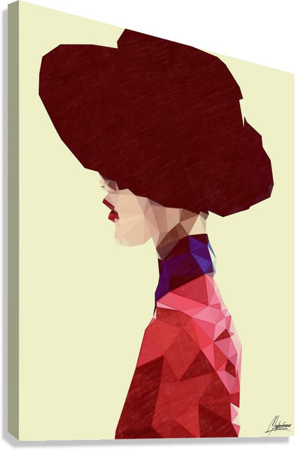 CHIC HAT_Low Poly Fashion Artwork