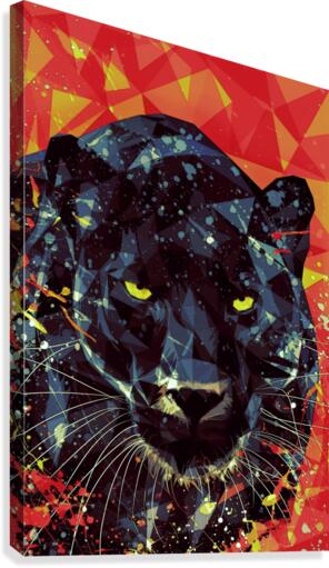 Le Noic Parduc_ Low Poly Panther Artwork