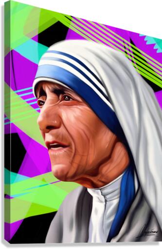 THERESA-19_Mother Theresa Digital Painting Artwork.
