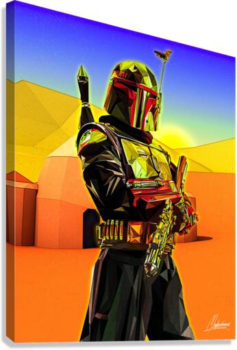 ALPHA FETT_ Low Poly Star Wars Fan-art.