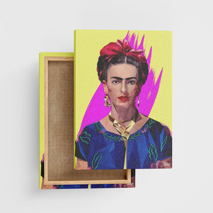 MODERN FRIDA_ Low Poly Frida Kahlo Artwork.