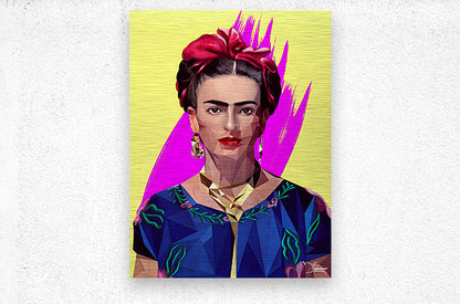 MODERN FRIDA_ Low Poly Frida Kahlo Artwork.