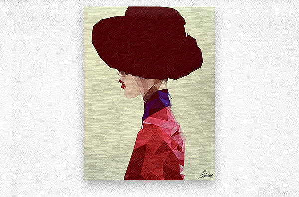 CHIC HAT_Low Poly Fashion Artwork