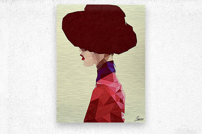 CHIC HAT_Low Poly Fashion Artwork