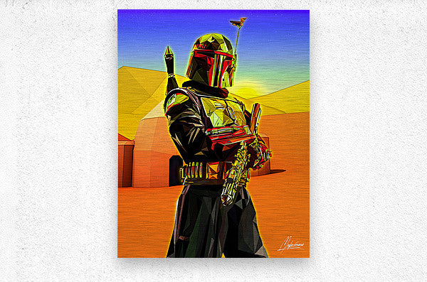 ALPHA FETT_ Low Poly Star Wars Fan-art.