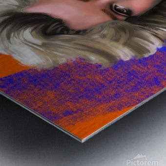 Orange Le Monroe_ Marylin Monroe Digital Painting Illustration.