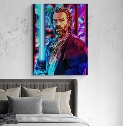 KENOBI_ Low Poly Star Wars Fan-art Artwork.