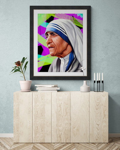 THERESA-19_Mother Theresa Digital Painting Artwork.
