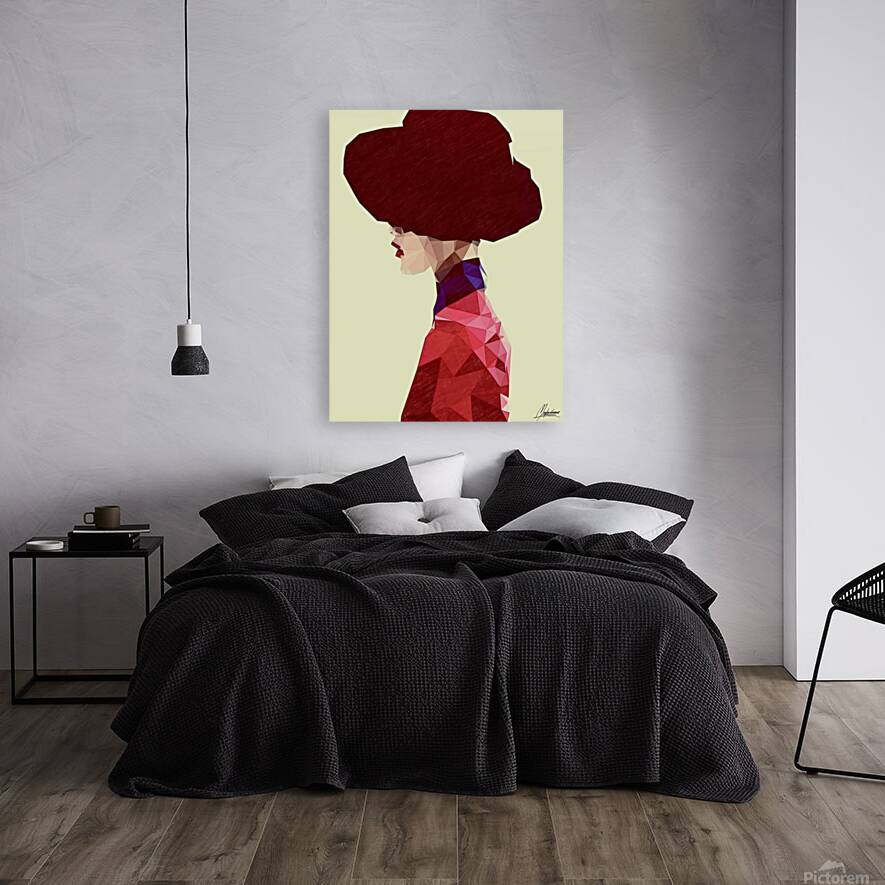 CHIC HAT_Low Poly Fashion Artwork