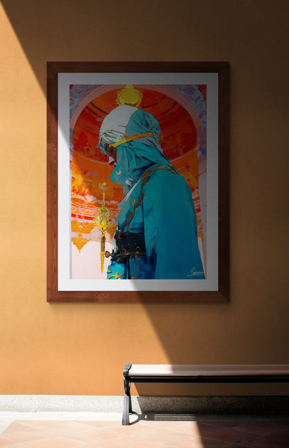 Crystal Path_ Orientalism Digital Painting Artwork