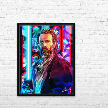 KENOBI_ Low Poly Star Wars Fan-art Artwork.