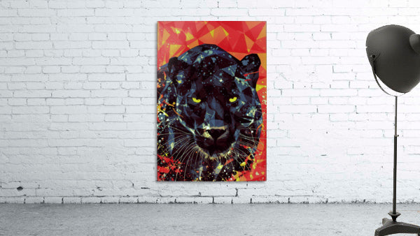 Le Noic Parduc_ Low Poly Panther Artwork