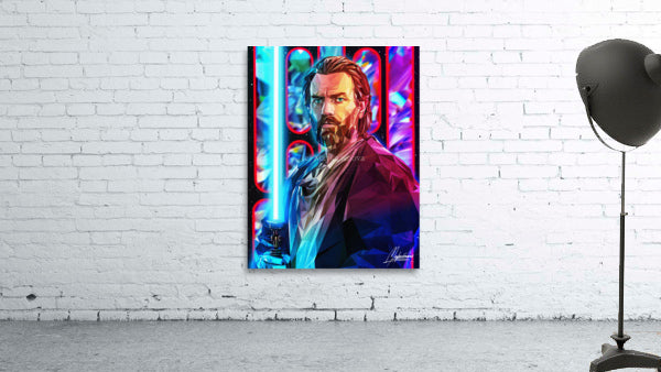 KENOBI_ Low Poly Star Wars Fan-art Artwork.