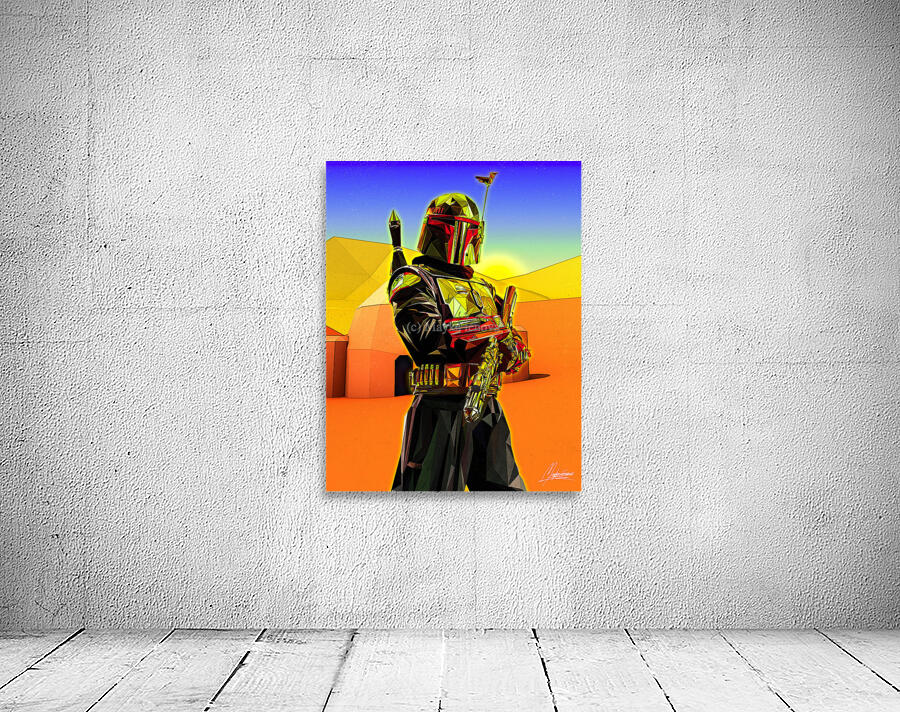 ALPHA FETT_ Low Poly Star Wars Fan-art.